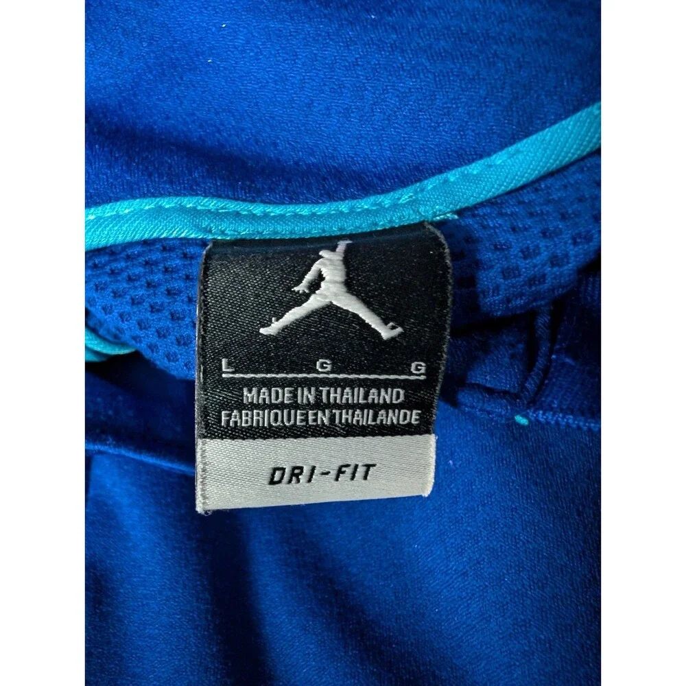 Air Jordan Dri Fit Indigo & Blue Full Zip Jacket Size Large Mens Unisex